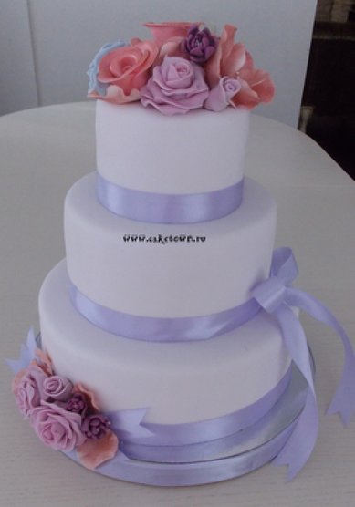 Свадебный торт C54656 - Торты на заказ CAKETOWN.RU