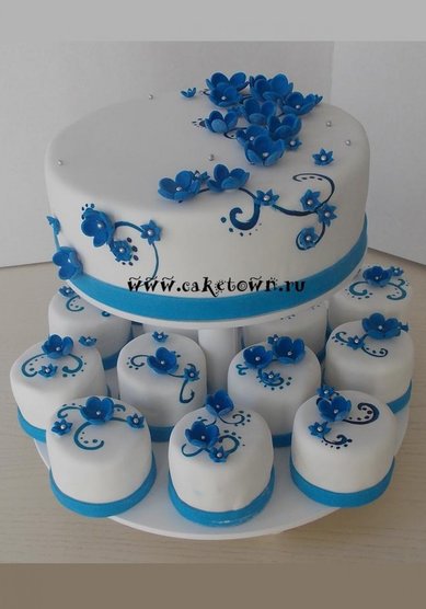 Свадебный торт C54660 - Торты на заказ CAKETOWN.RU