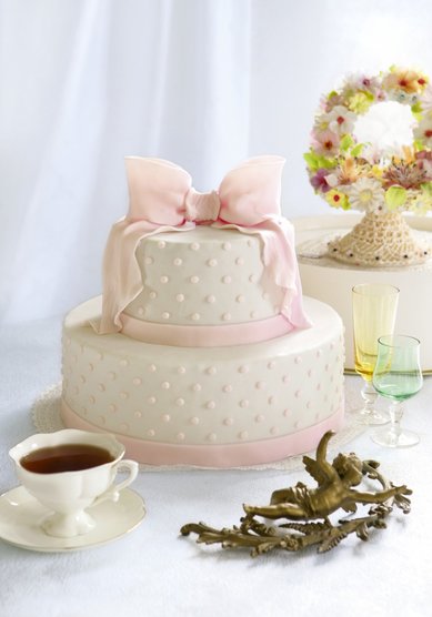 Торт на свадьбу СВАДЕБНЫЙ С БАНТОМ (В55357) - Компания Венский цех фабрики Большевик