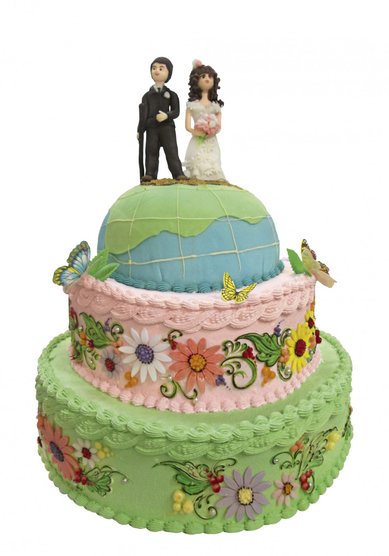 Свадебный торт Арт. № 221 (В55366) - Компания Венский цех фабрики Большевик