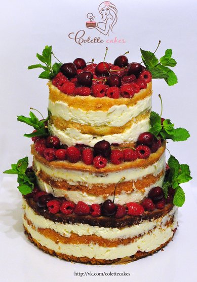 Свадебный торт Ягодный (C65280) - Компания Colette Cakes