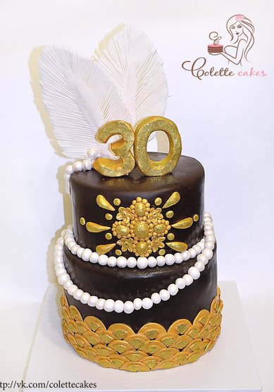 Торт на свадьбу Великий Гатсби (C65287) - Компания Colette Cakes