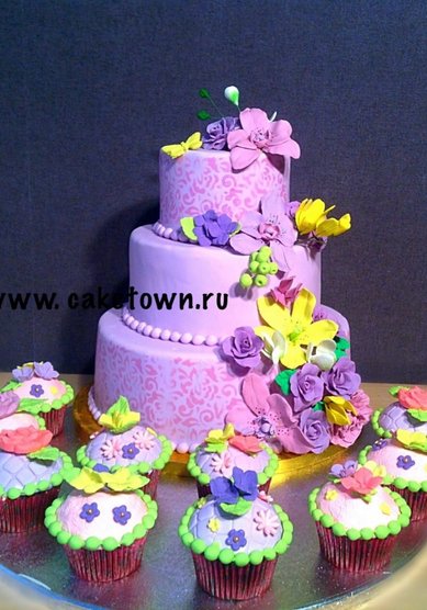 Свадебный торт C82962 - Торты на заказ CAKETOWN.RU