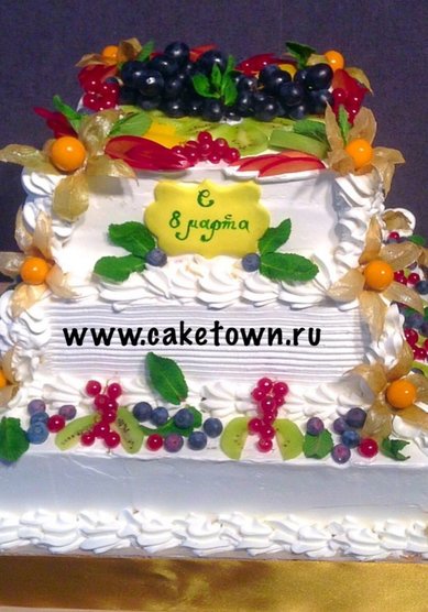 Торт на свадьбу C82963 - Торты на заказ CAKETOWN.RU