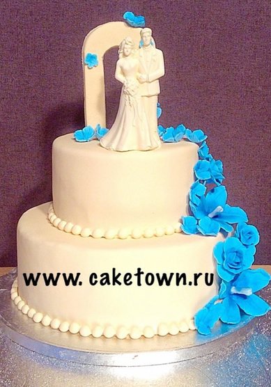 Свадебный торт C82964 - Торты на заказ CAKETOWN.RU