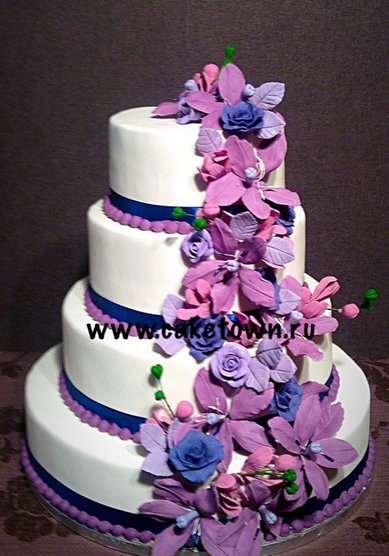 Торт на свадьбу C82967 - Торты на заказ CAKETOWN.RU