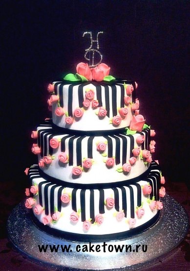 Свадебный торт C82968 - Торты на заказ CAKETOWN.RU
