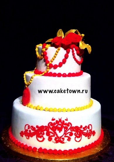 Торт на свадьбу C82973 - Торты на заказ CAKETOWN.RU
