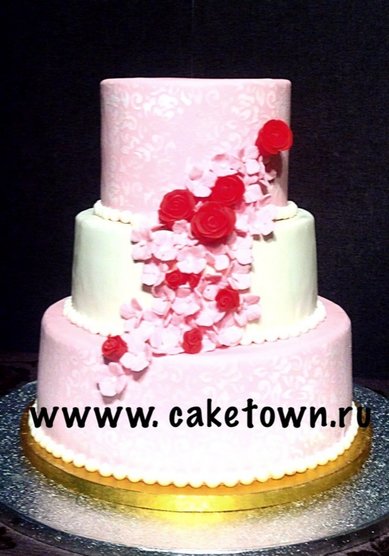 Свадебный торт C82974 - Торты на заказ CAKETOWN.RU