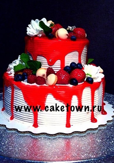 Торт на свадьбу C82975 - Торты на заказ CAKETOWN.RU