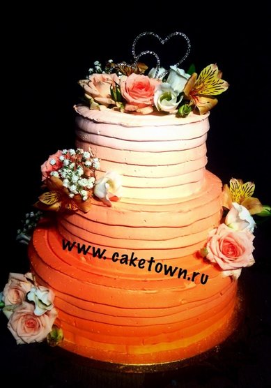 Свадебный торт C82986 - Торты на заказ CAKETOWN.RU