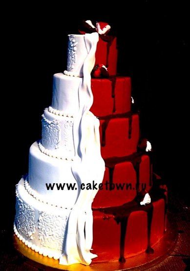 Торт на свадьбу C82987 - Торты на заказ CAKETOWN.RU