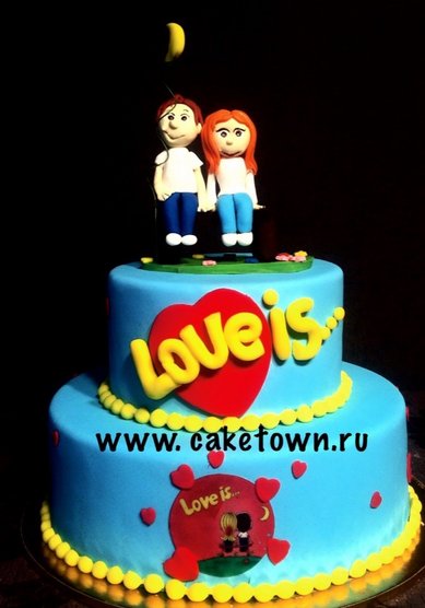 Торт на свадьбу C82989 - Торты на заказ CAKETOWN.RU