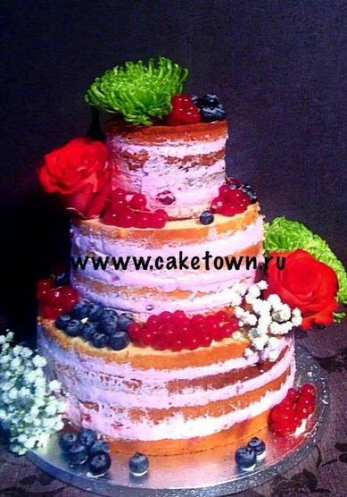 Торт на свадьбу C82995 - Торты на заказ CAKETOWN.RU