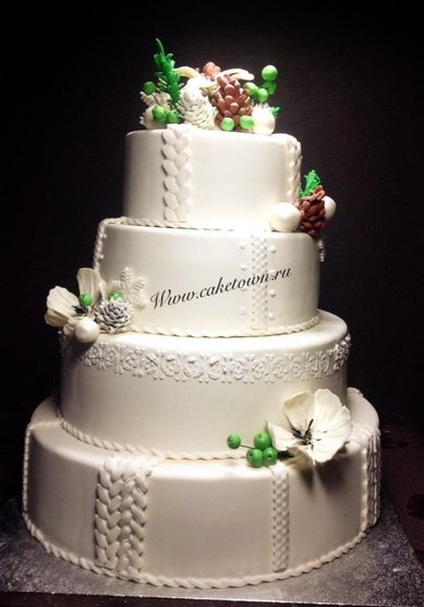 Свадебный торт C83000 - Торты на заказ CAKETOWN.RU