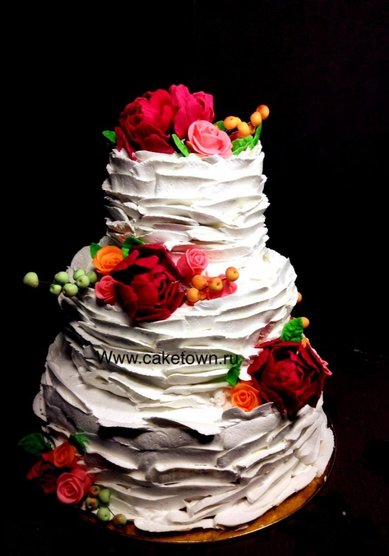 Торт на свадьбу C83001 - Торты на заказ CAKETOWN.RU