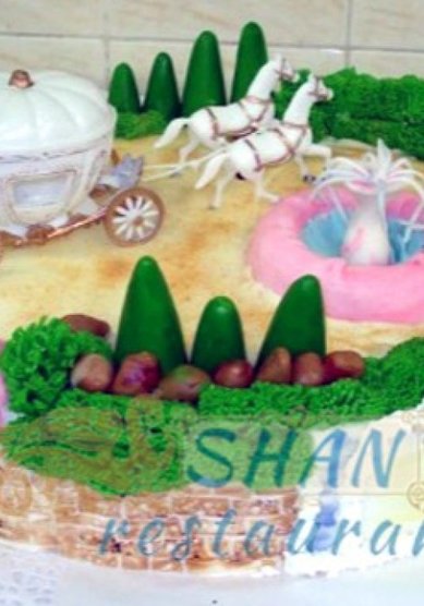 Свадебный торт Для маленькой прицессы (Ш84806) - Компания Шан