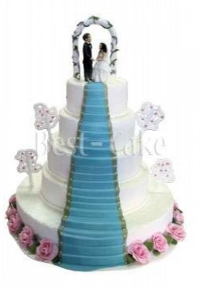 Торт на свадьбу Вечная любовь (B86301) - Кондитерская Best Cake