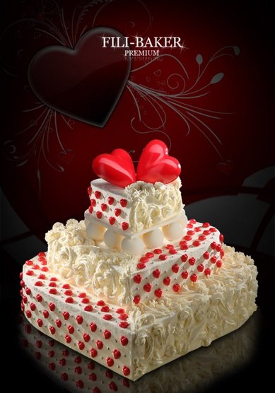 Торт на свадьбу Ф8693 - Компания Фили-Бейкер