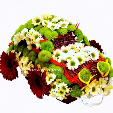 Аксессуар из цветов N6122 - Салон цветов NovikovFlora