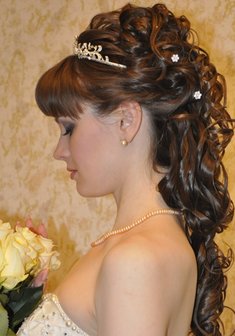 Cвадебная прическа Секрет (С12208) в греческом стиле