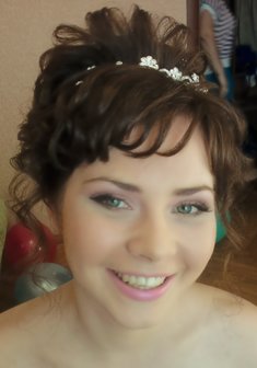 «невеста до и после макияжа»