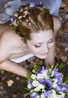 «Нежно-лиловый макияж»