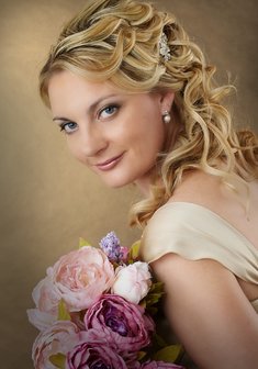 Cвадебная прическа С18694 