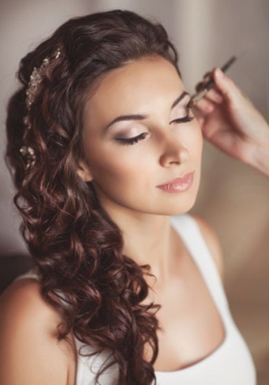 Свадебная прическа Выездной салон HomeGlamour (В16071) - Выездной салон Home Glamour