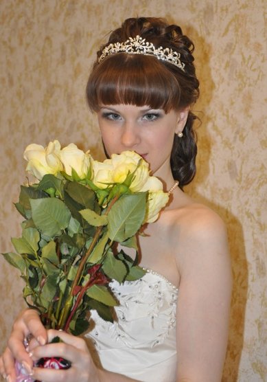 Прическа на свадьбу Секрет (С12208) - Стилист-визажист Виктория Корсакова