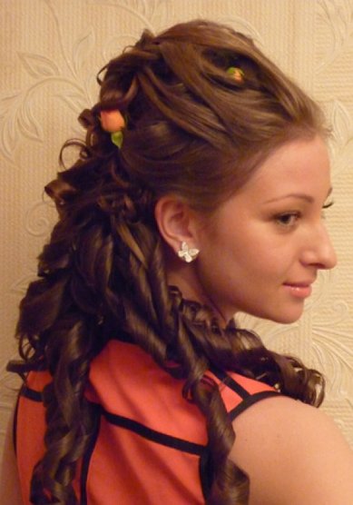 Прическа на свадьбу Душа (С12218) - Стилист-визажист Виктория Корсакова