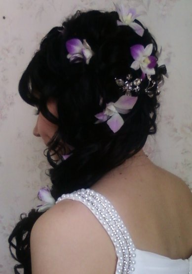 Свадебная прическа Поэма (С12281) - Стилист-визажист Виктория Корсакова