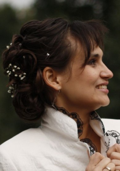 Свадебная прическа Поэзия (С14129) - Стилист-визажист Виктория Корсакова