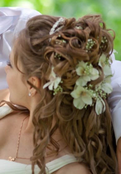 Прическа на свадьбу Сильнее красоты (С14136) - Стилист-визажист Виктория Корсакова