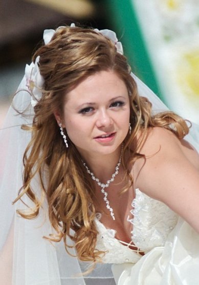 Свадебная прическа Вдохновенье (С14137) - Стилист-визажист Виктория Корсакова