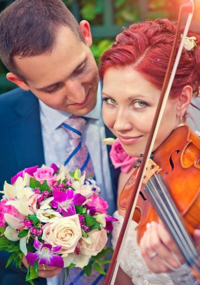 Свадебная прическа Музыка (С15461) - Стилист-визажист Виктория Корсакова