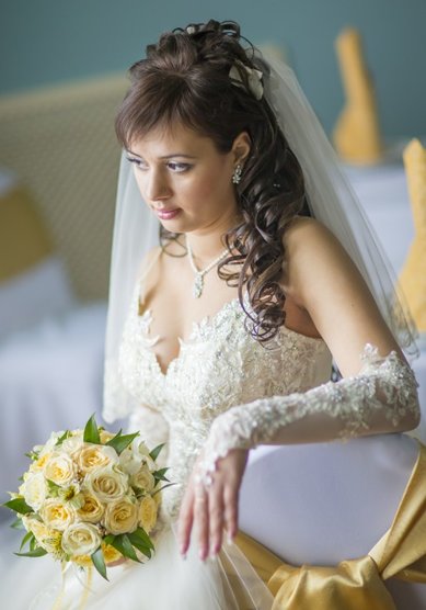 Прическа на свадьбу Само совершенство (С15516) - Стилист-визажист Виктория Корсакова