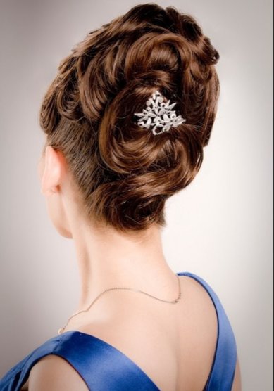 Прическа на свадьбу Невеста Женя (С12014) - Стилист-визажист Олеся Чорная