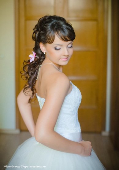 Свадебная прическа Невеста Наталья (С13547) - Стилист-визажист Олеся Чорная