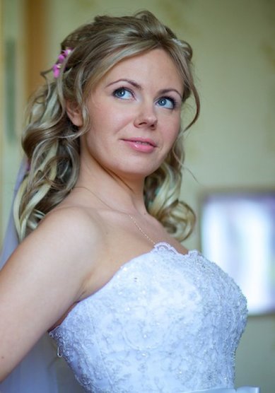 Прическа на свадьбу Невеста Екатерина (С13554) - Стилист-визажист Олеся Чорная