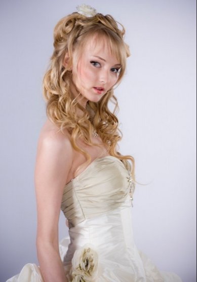 Прическа на свадьбу Невеста Надя (С5222) - Стилист-визажист Олеся Чорная