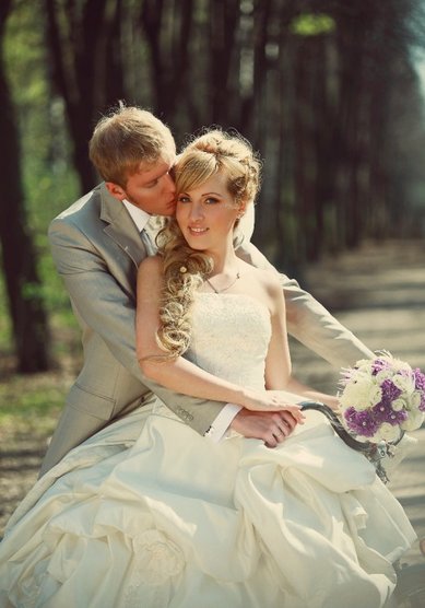 Прическа на свадьбу Ангел любви. (С14048) - Свадебный стилист-визажист Людмила Кубышкина...