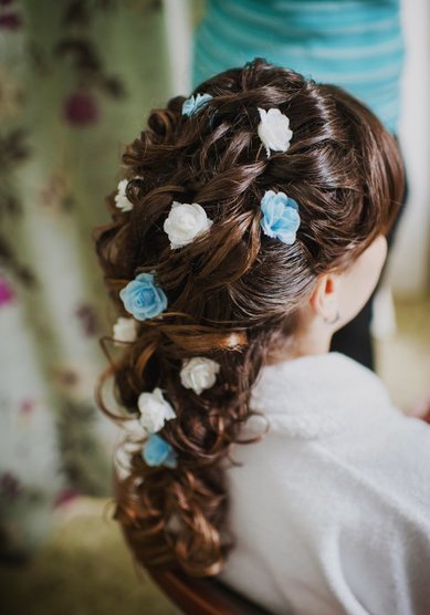 Прическа на свадьбу С15470 - Стилист-визажист Валентина