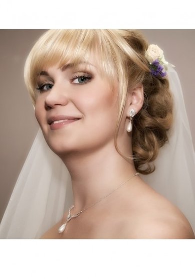 Свадебная прическа С10375 - Стилист Ольга Родина