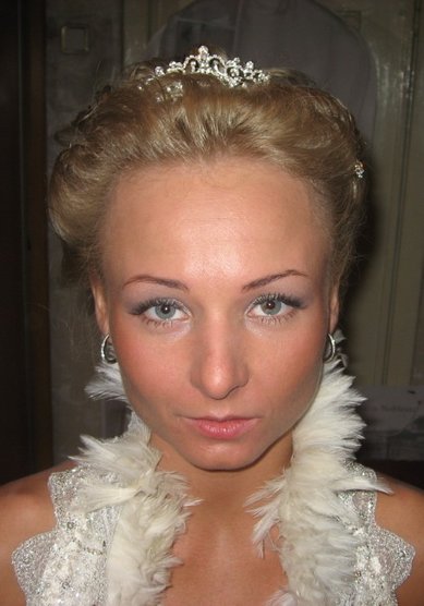 Свадебная прическа снежная королева (С11387) - Стилист-визажист Валентина