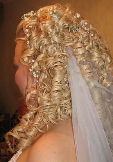 Свадебная прическа Яркая личность (С11389) - Стилист-визажист Валентина