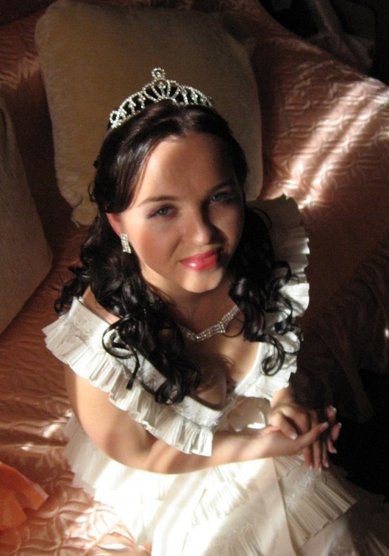 Свадебная прическа принцесса (С11391) - Стилист-визажист Валентина