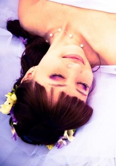 Свадебная прическа Нежность (V11583) - Стилист Елена Левицкая