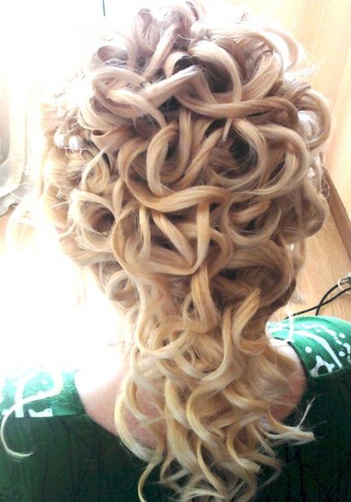 Прическа на свадьбу плетение (С11810) - стилист-визажист Мила Кузьмина