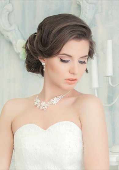 Прическа на свадьбу Невеста Юлия (С12006) - Стилист-визажист Олеся Чорная